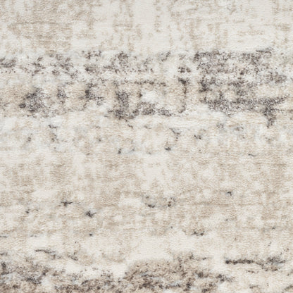Nourison Home Glitz  Cream Grey  Contemporary