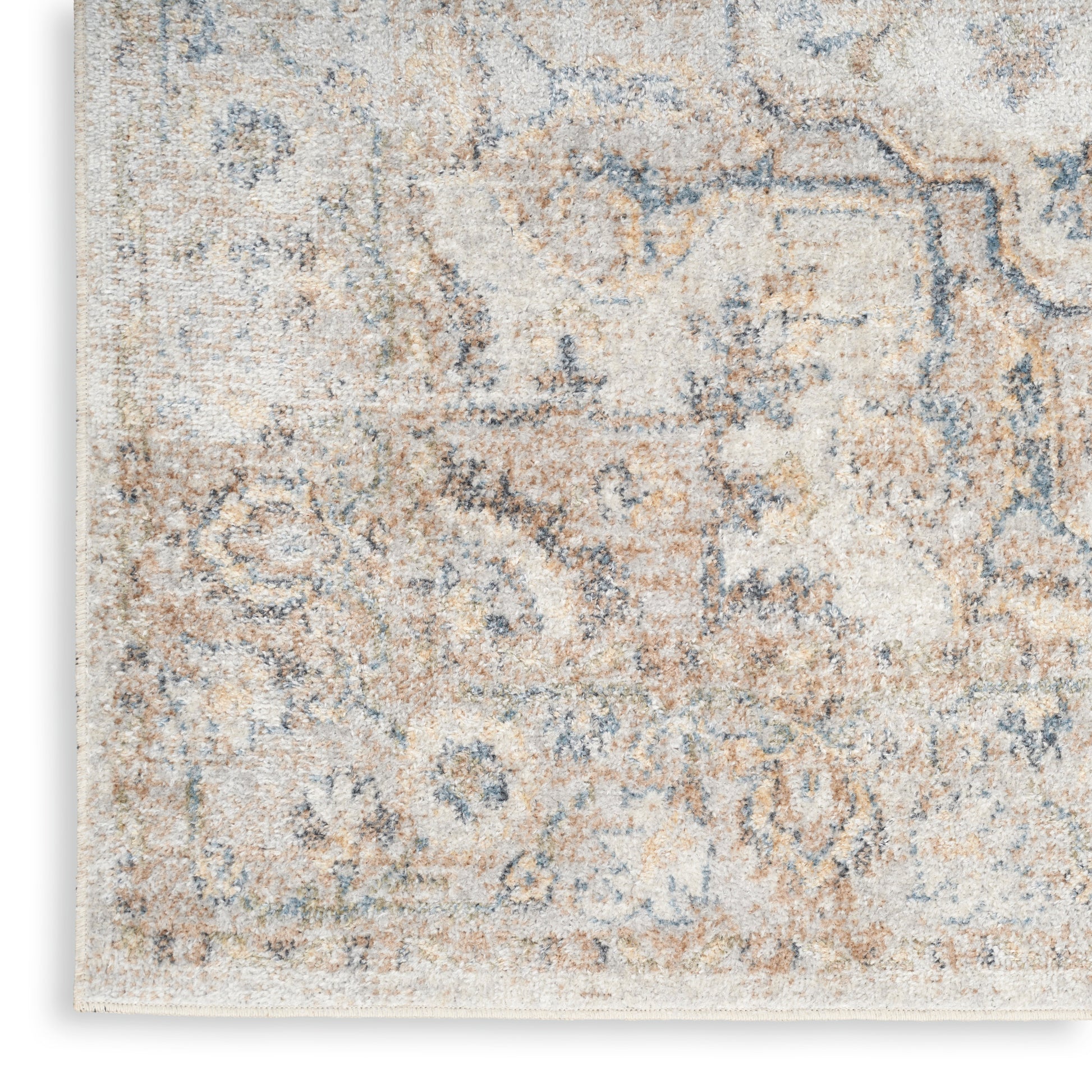 Nourison Home Astra Machine Washable  Silver Grey  Traditional