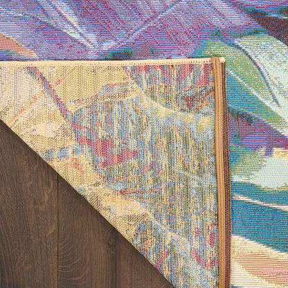 Nourison Home Color Splash  Multicolor  Contemporary