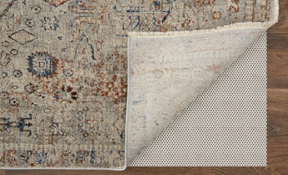 Feizy Kaia 39GJF Gray Multi Medallion Machine Woven Rug - Rugs - Feizy - Atlanta Designer Rugs