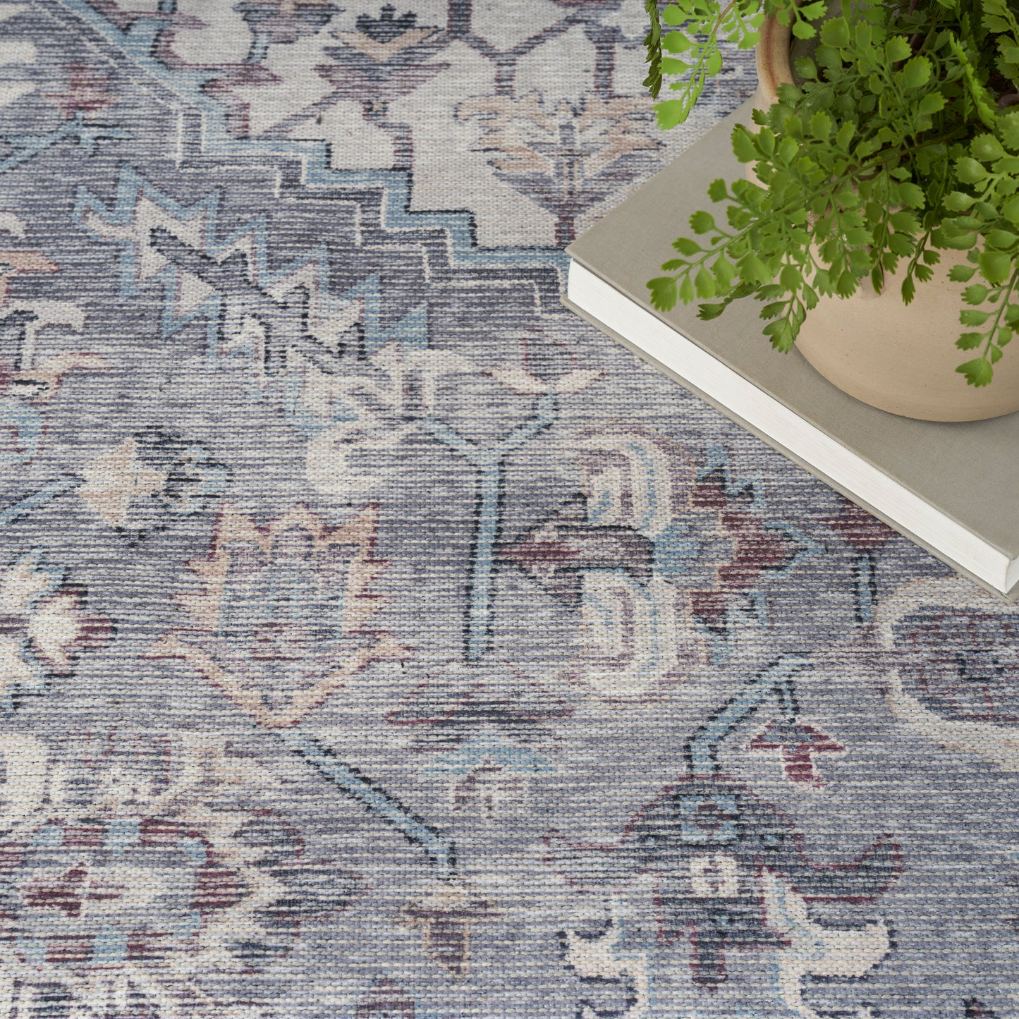 Nourison Home New Concept Washables  Grey  Traditional