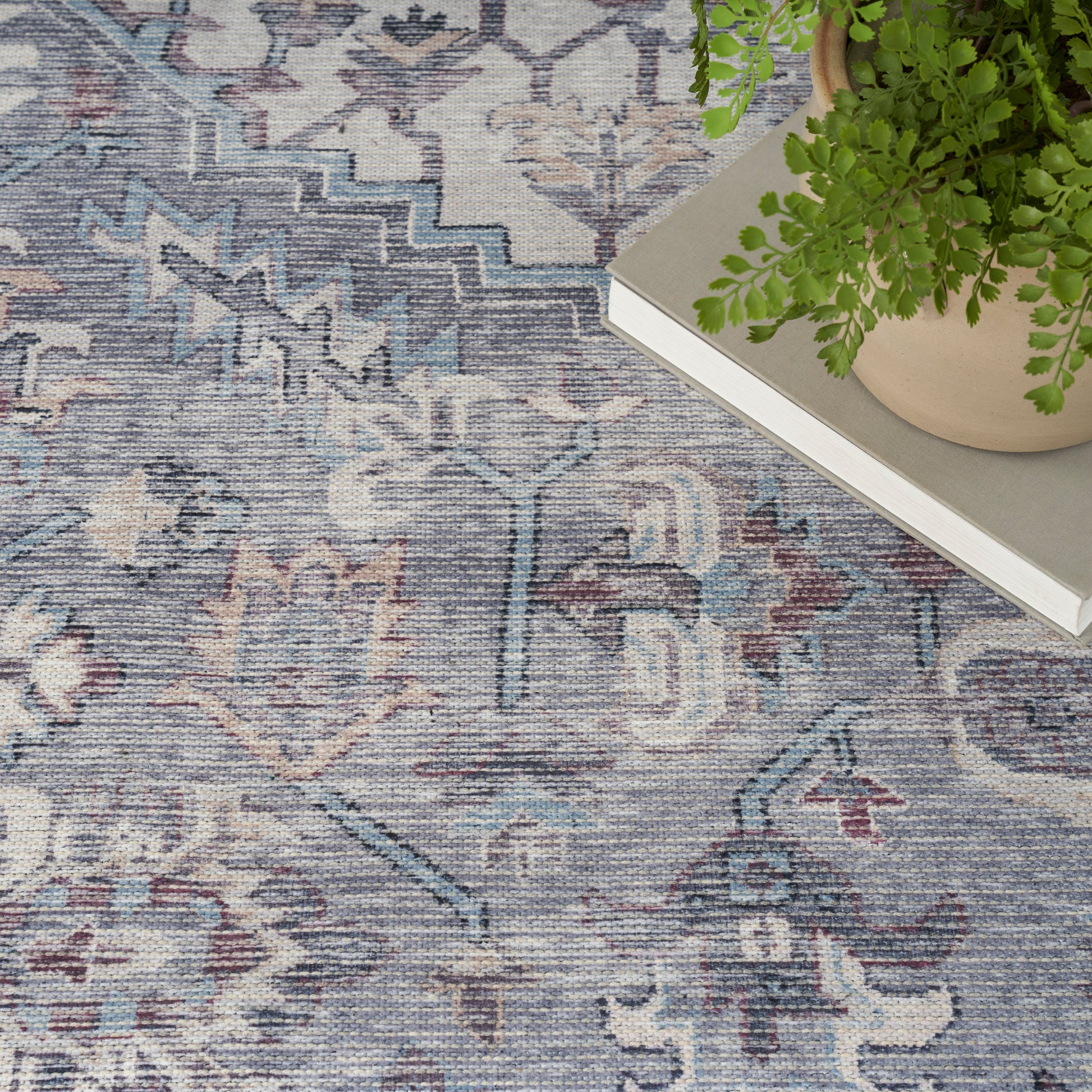 Nourison Home New Concept Washables  Grey  Traditional