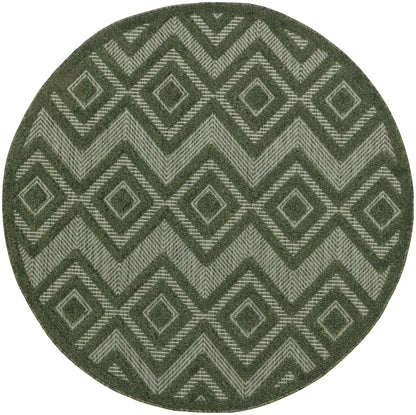 Nourison Home Versatile NRV01 Green Contemporary Flat Weave Rug