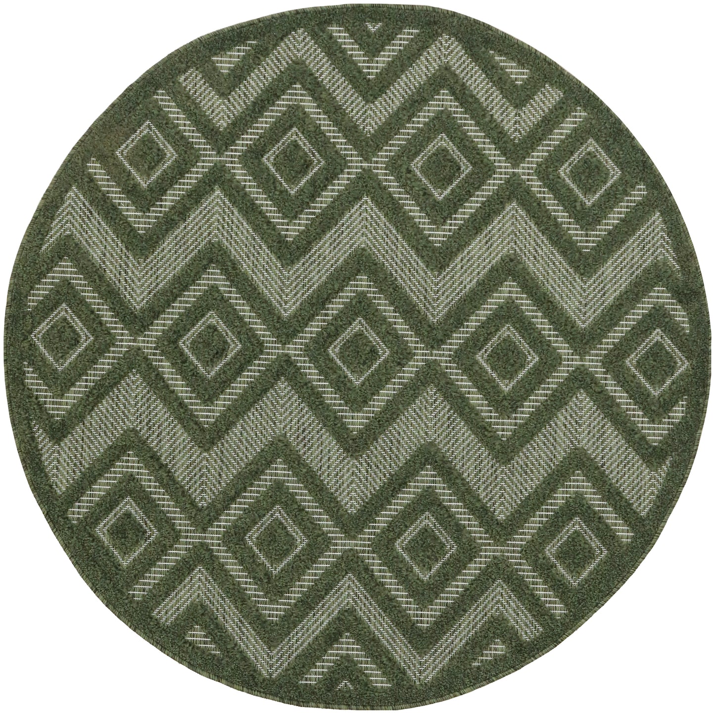Nourison Home Versatile NRV01 Green Contemporary Flat Weave Rug