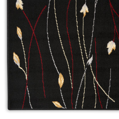 Nourison Home Grafix  Black  Contemporary