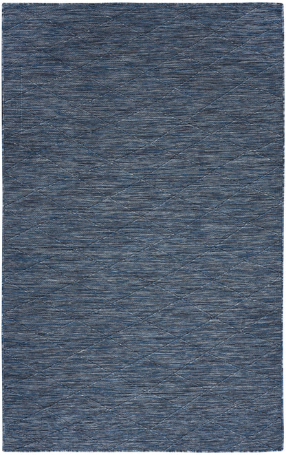 Nourison Home Washable Solutions WSL01 Navy Blue Contemporary Power-loomed Rug