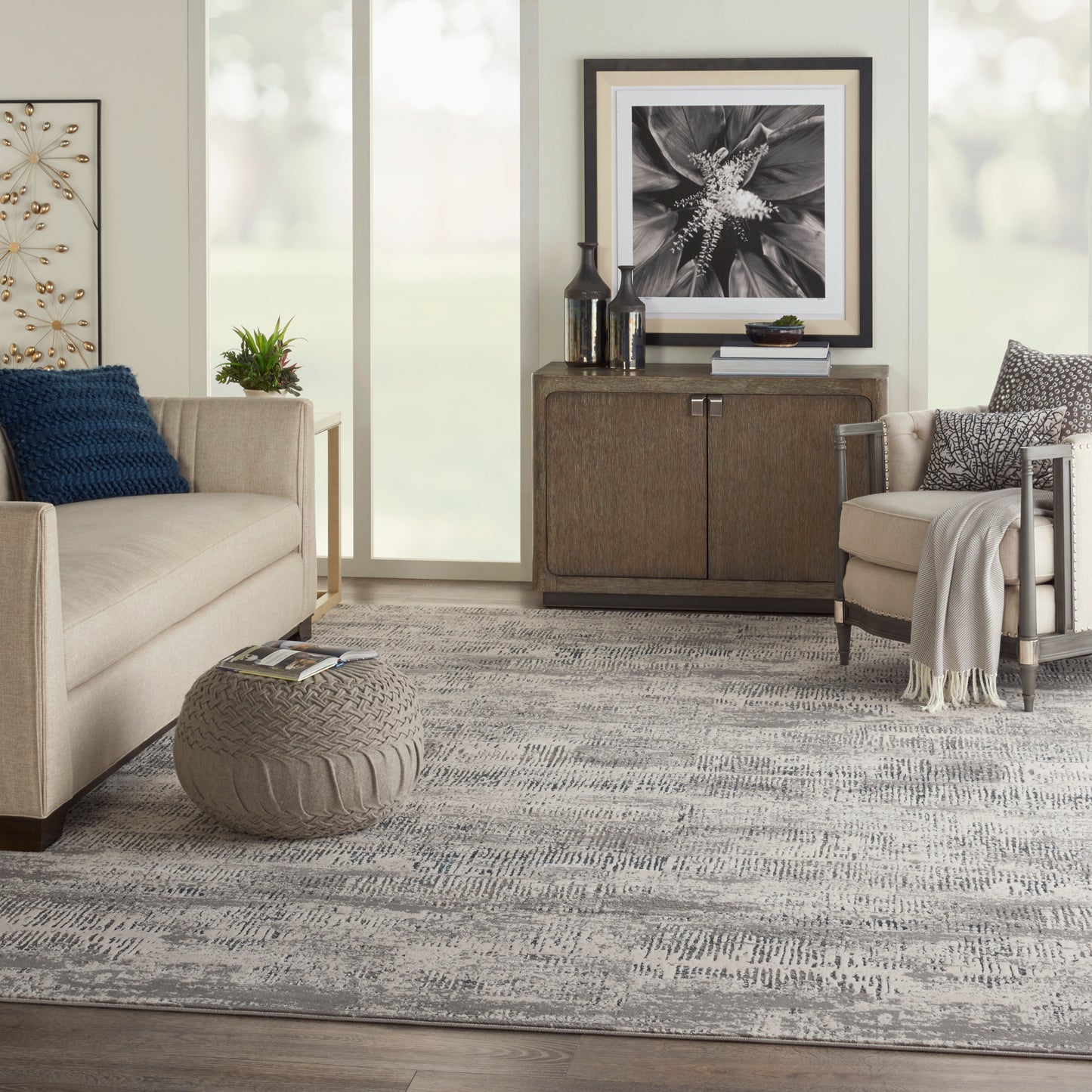 Michael Amini MA90 Uptown  Ivory Grey  Contemporary
