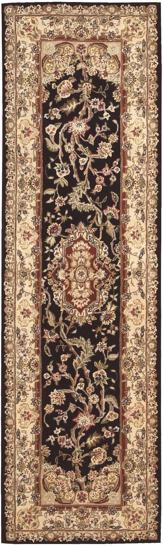 Nourison Home Nourison 2000 2028 Black Traditional Tufted Rug