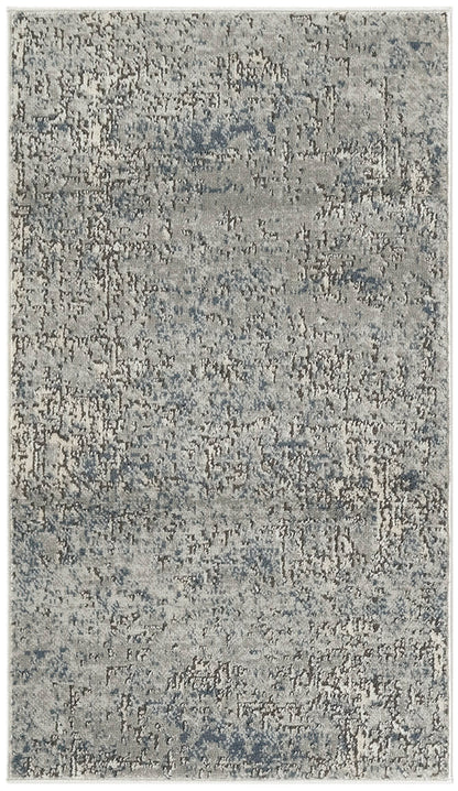 Nourison Home Quarry QUA17 Dark Grey Contemporary Power-loomed Rugs