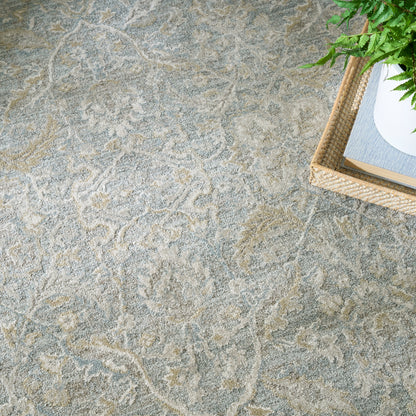 Nourison Home Envy  Blue Silver  Traditional