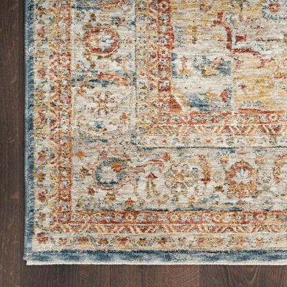 Nourison Home Sahar  Ivory Blue  Traditional
