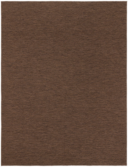 Nourison Home Washable Solutions WSL01 Mocha Contemporary Power-loomed Rug