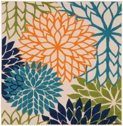 Nourison Home Aloha ALH05 Multicolor Contemporary Power-loomed Rugs
