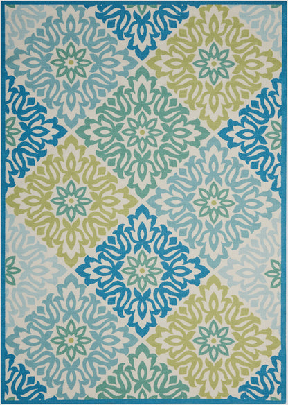 Waverly Sun N Shade SND23 Marine Transitional Power-Loomed Rug