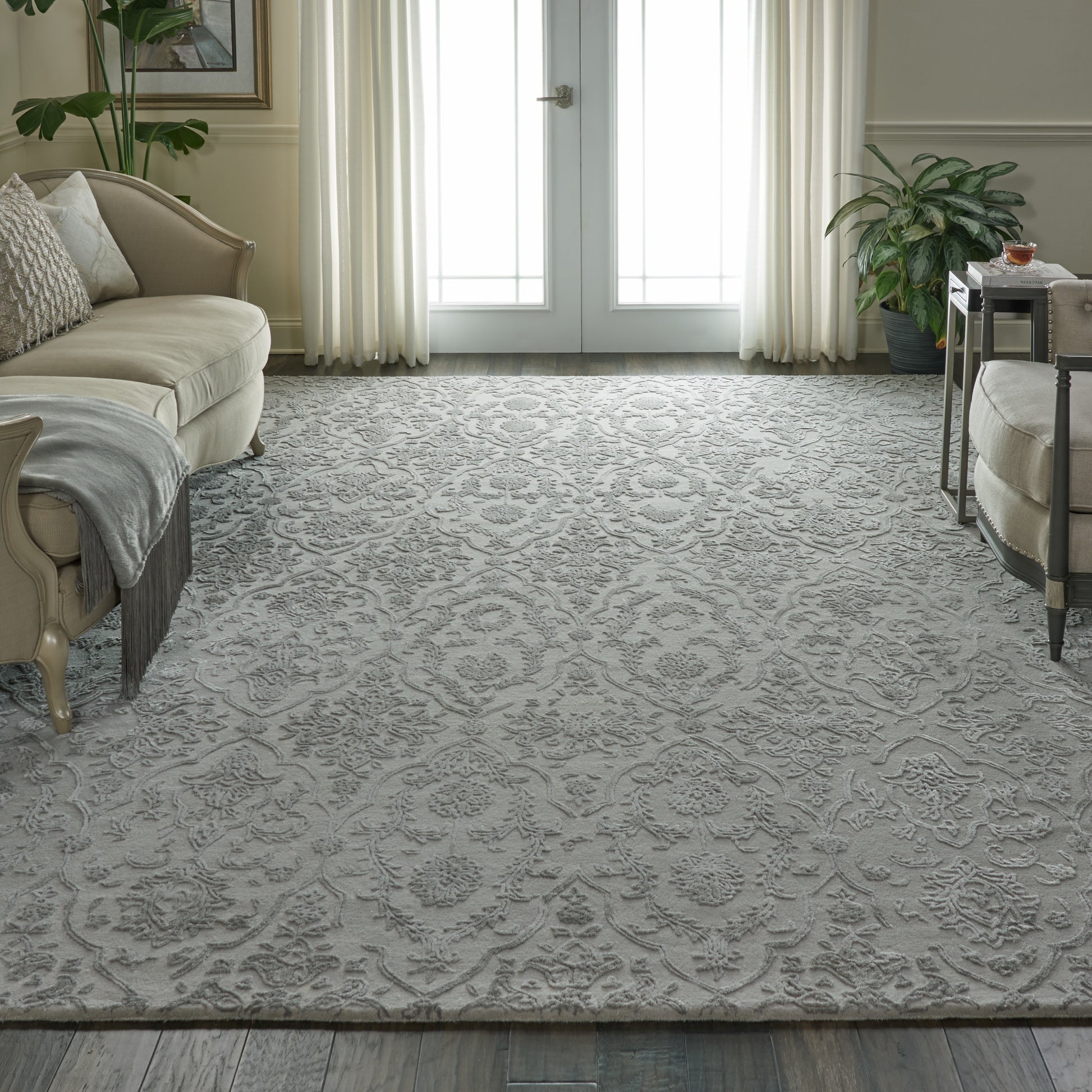Nourison Home Opaline  Taupe  Transitional