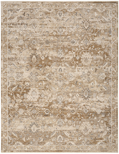 Nourison Home Retreat RET01 Beige Traditional Machine Woven Rug