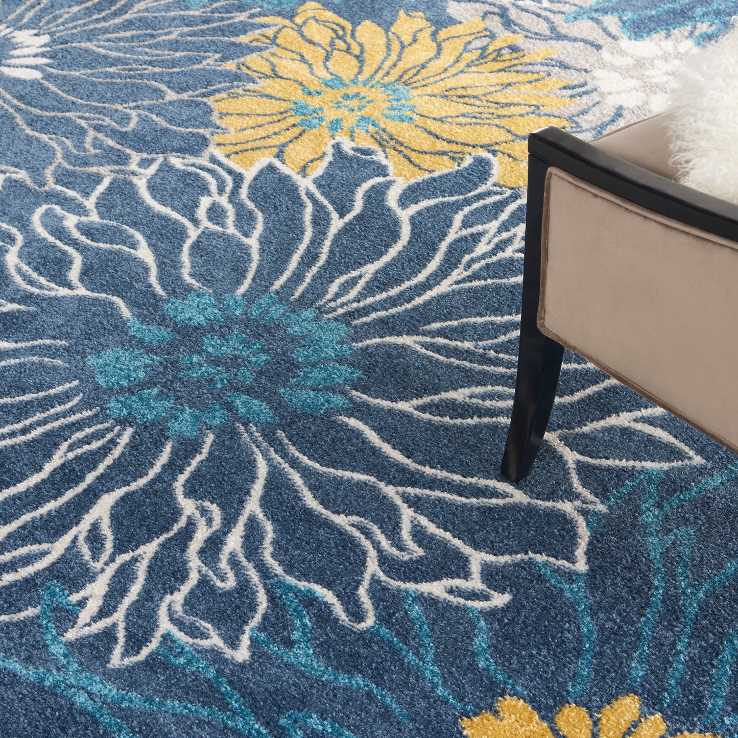 Nourison Home Passion  Blue  Contemporary