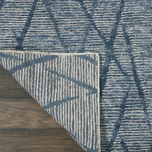 Nourison Home OCEAN  Indigo  Contemporary