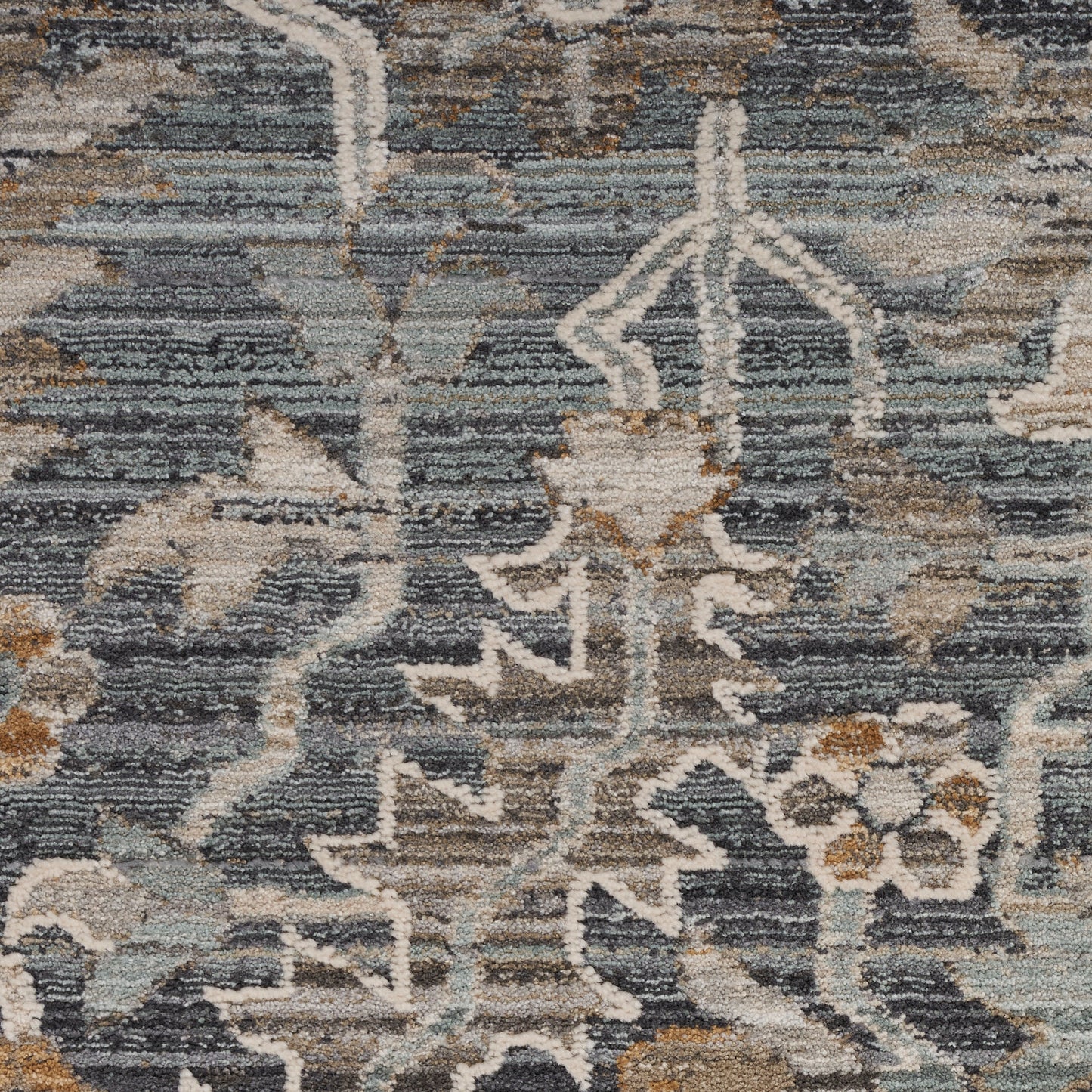 Nourison Home Lynx  Navy Multicolor  Transitional