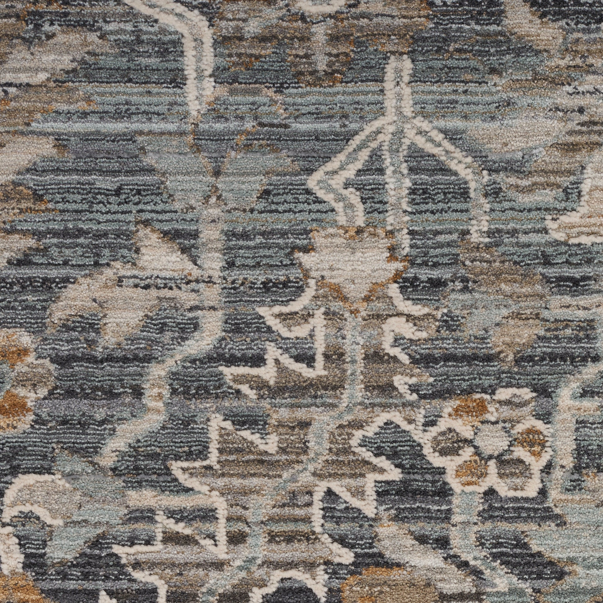Nourison Home Lynx  Navy Multicolor  Transitional