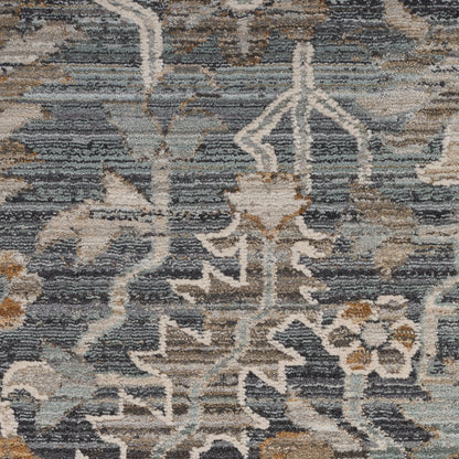 Nourison Home Lynx  Navy Multicolor  Transitional