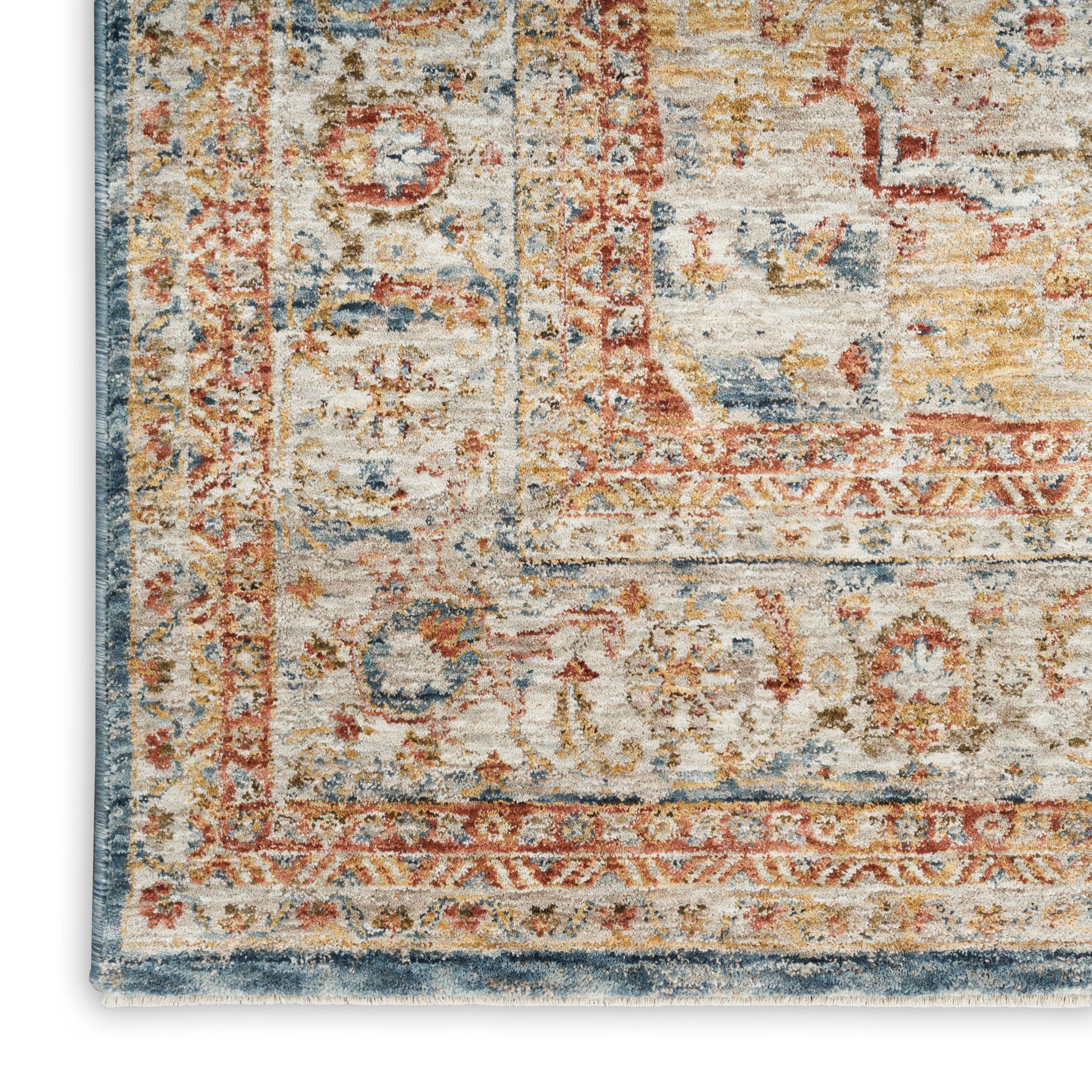 Nourison Home Sahar  Ivory Blue  Traditional