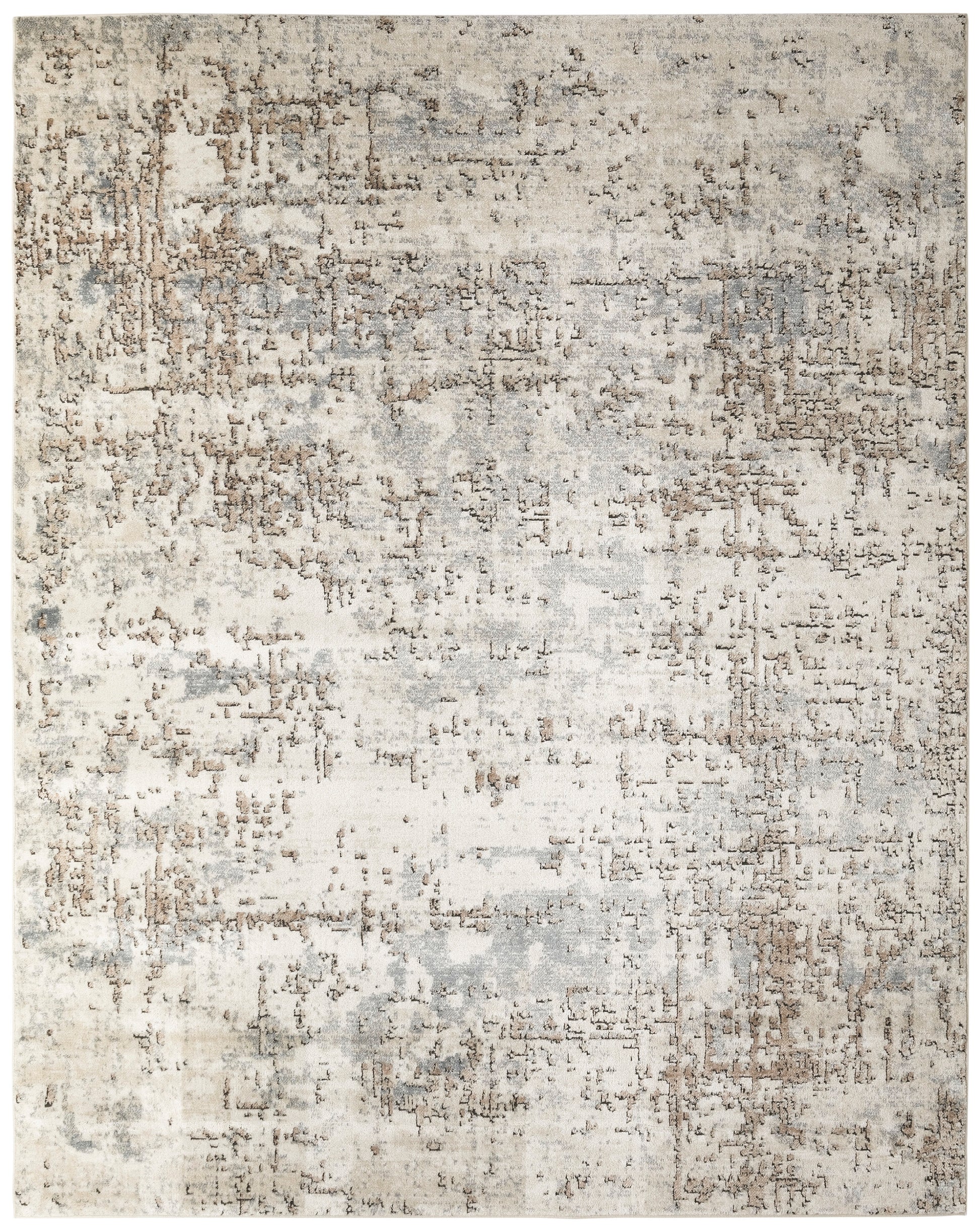 Nourison Home Quarry  Ivory Beige  Contemporary