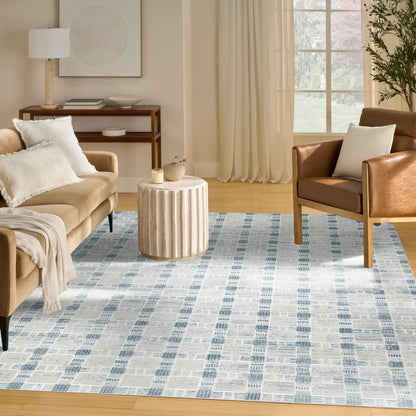 Nourison Home Nordic  Blue  Contemporary