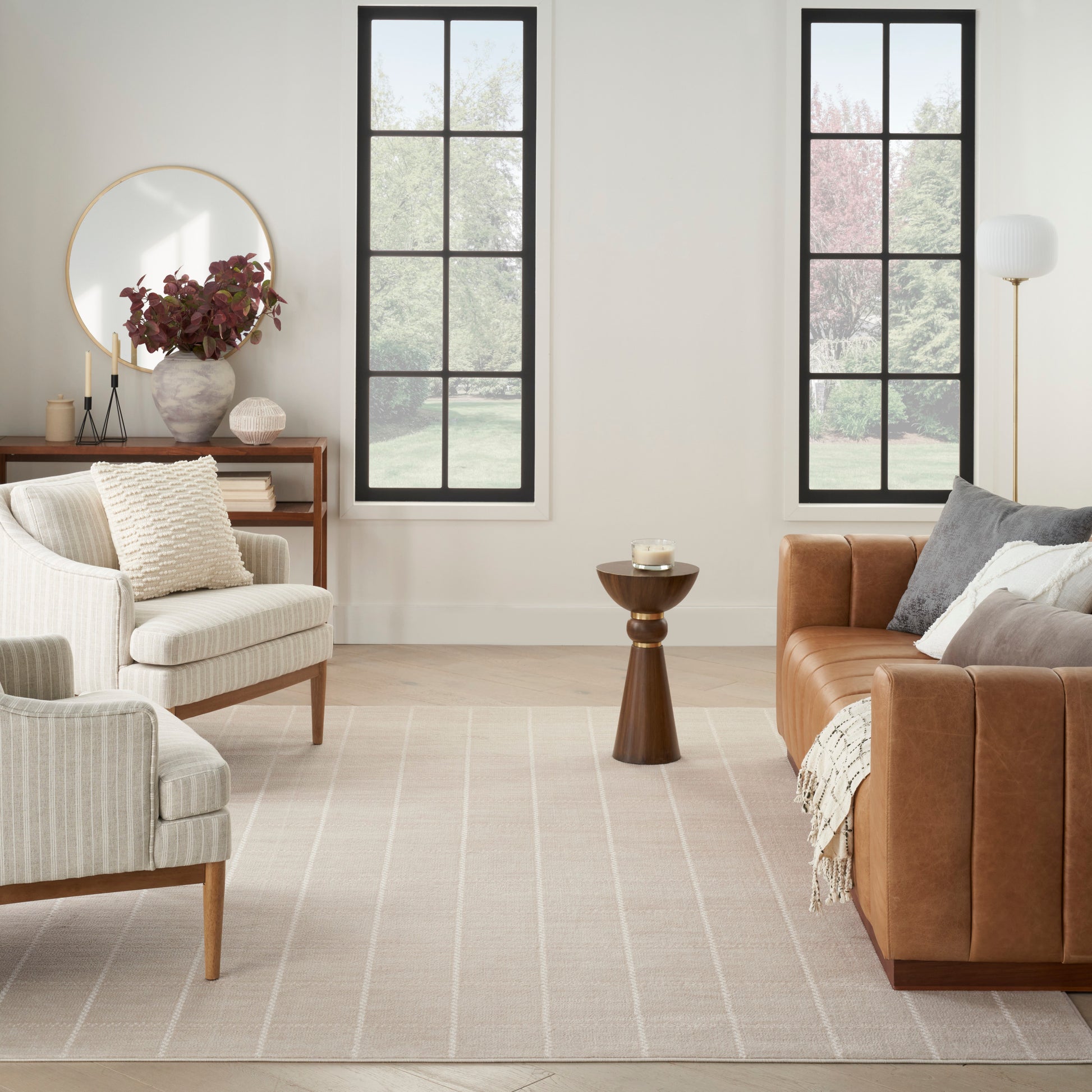 Nourison Home Serenity Home  Ivory  Contemporary