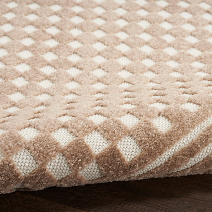 Nourison Home Care Free  Brown  Contemporary