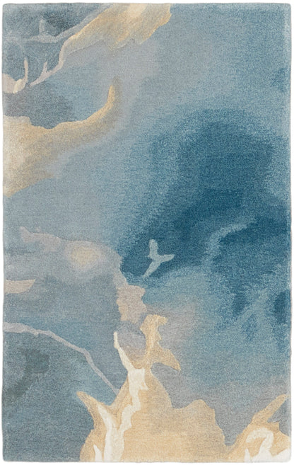 Nourison Home Prismatic PRS40 Blue Multicolor Contemporary Hand Tufted Rug