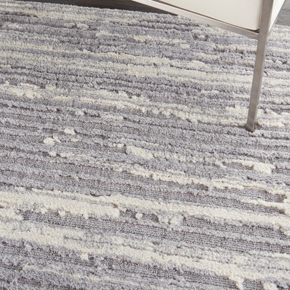 Nourison Home Zermatt  Grey Ivory  Contemporary