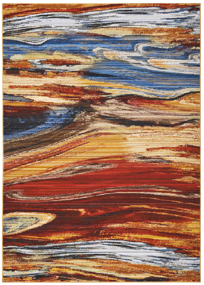 Nourison Home Chroma CRM04 Lava Flow Contemporary Loom-woven Rug