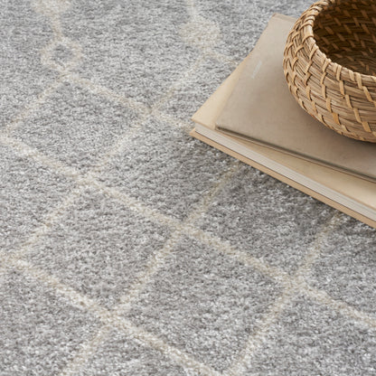 Nourison Home Astra Machine Washable  Grey  Transitional