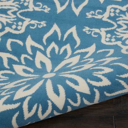 Nourison Home Jubilant  Ivory Blue  Transitional