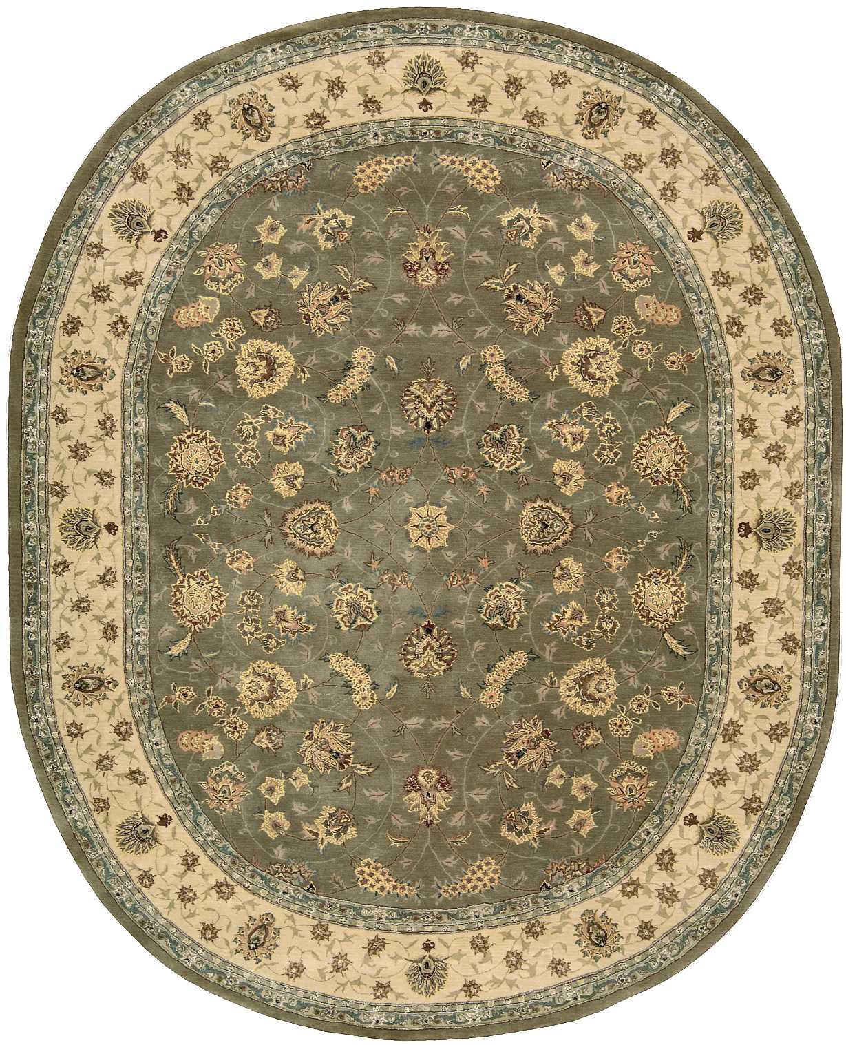 Nourison Home Nourison 2000 2003 Olive Traditional Tufted Rug