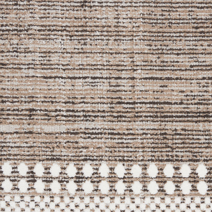 Nourison Home Asilah  Mocha Ivory  Contemporary