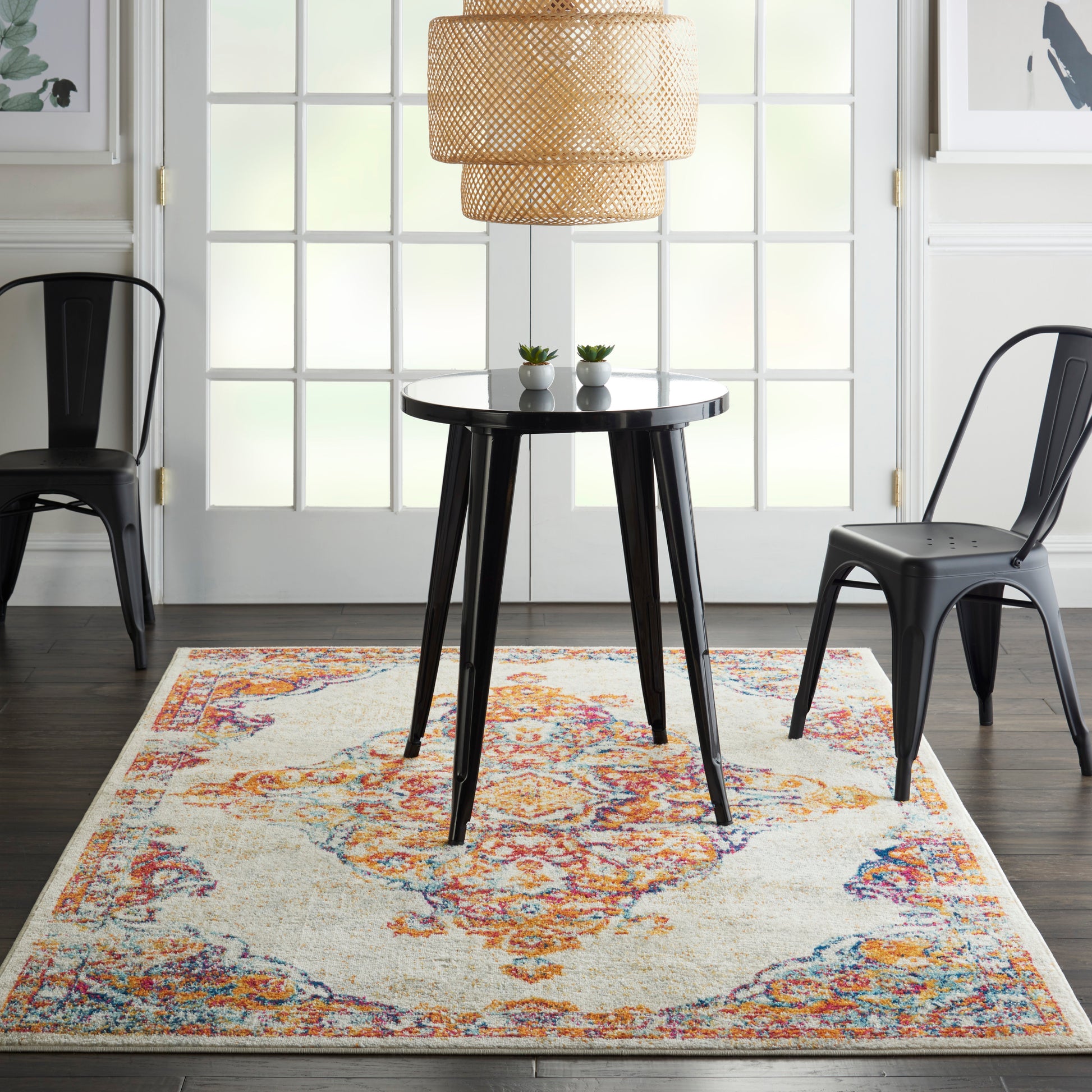 Nourison Home Persian Vintage  Ivory Multi  