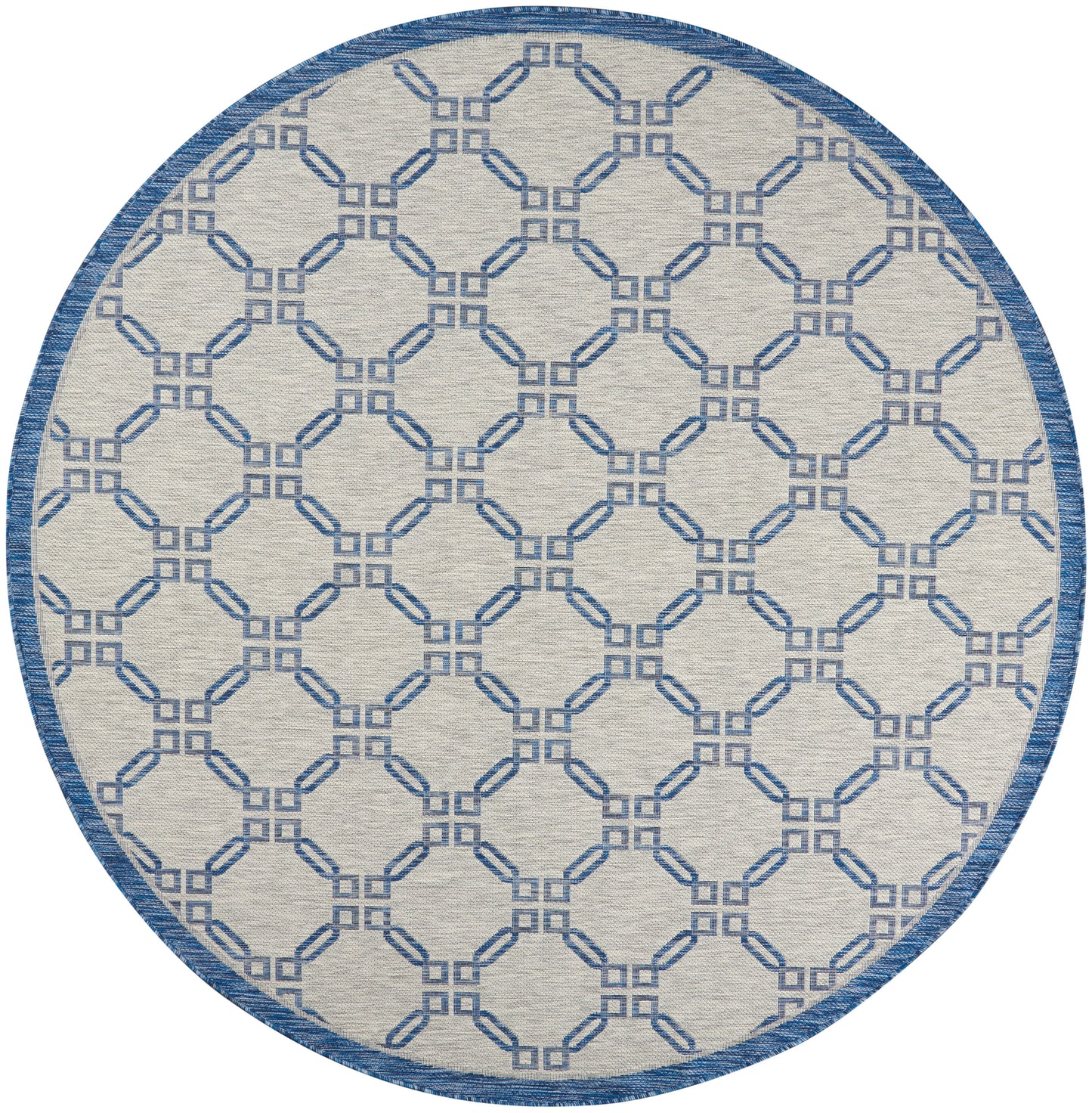 Nourison Home Country Side  Ivory Blue  Transitional