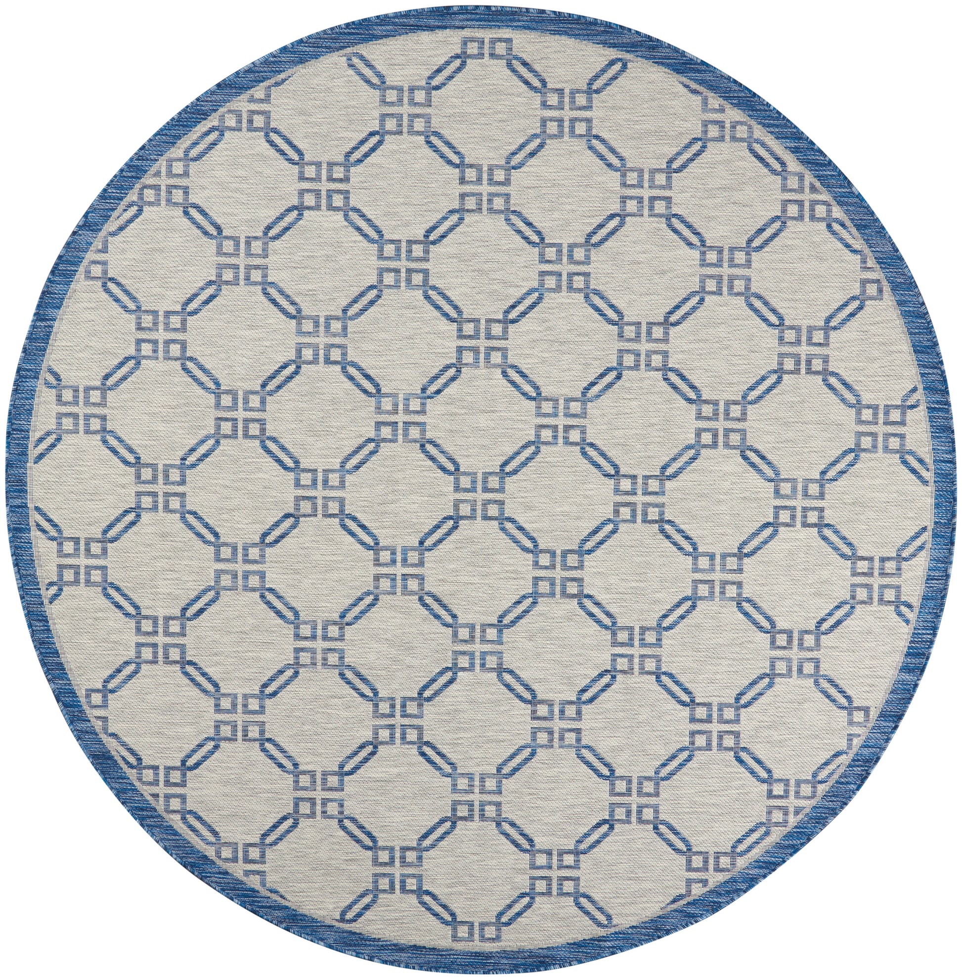 Nourison Home Country Side  Ivory Blue  Transitional