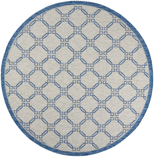Nourison Home Country Side  Ivory Blue  Transitional