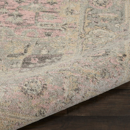 Nourison Home Tranquil  Ivory Pink  Transitional