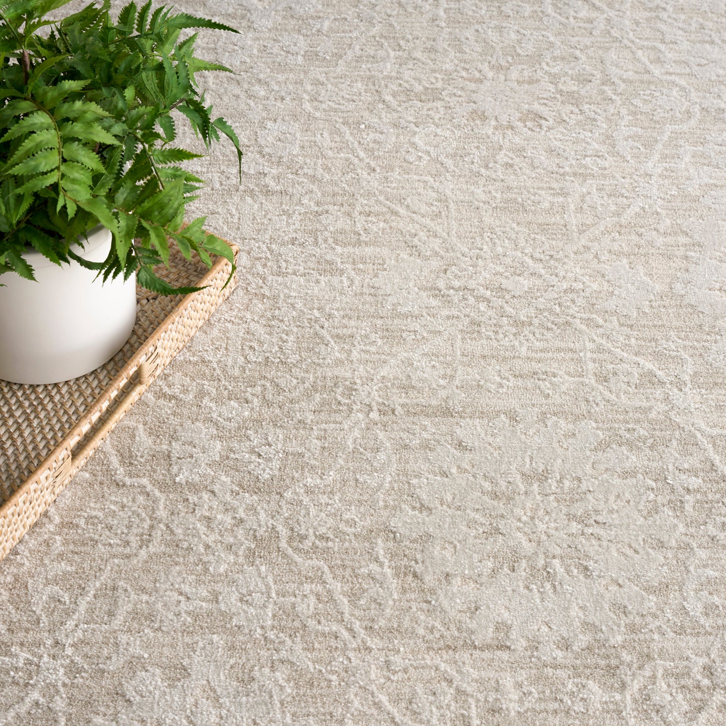 Nourison Home Envy  Cream  Traditional