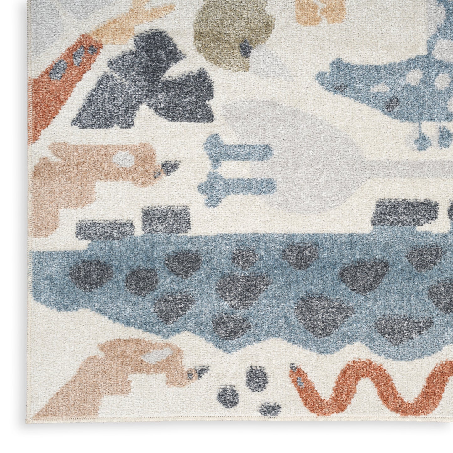 Nourison Home Astra Machine Washable  Ivory  Contemporary