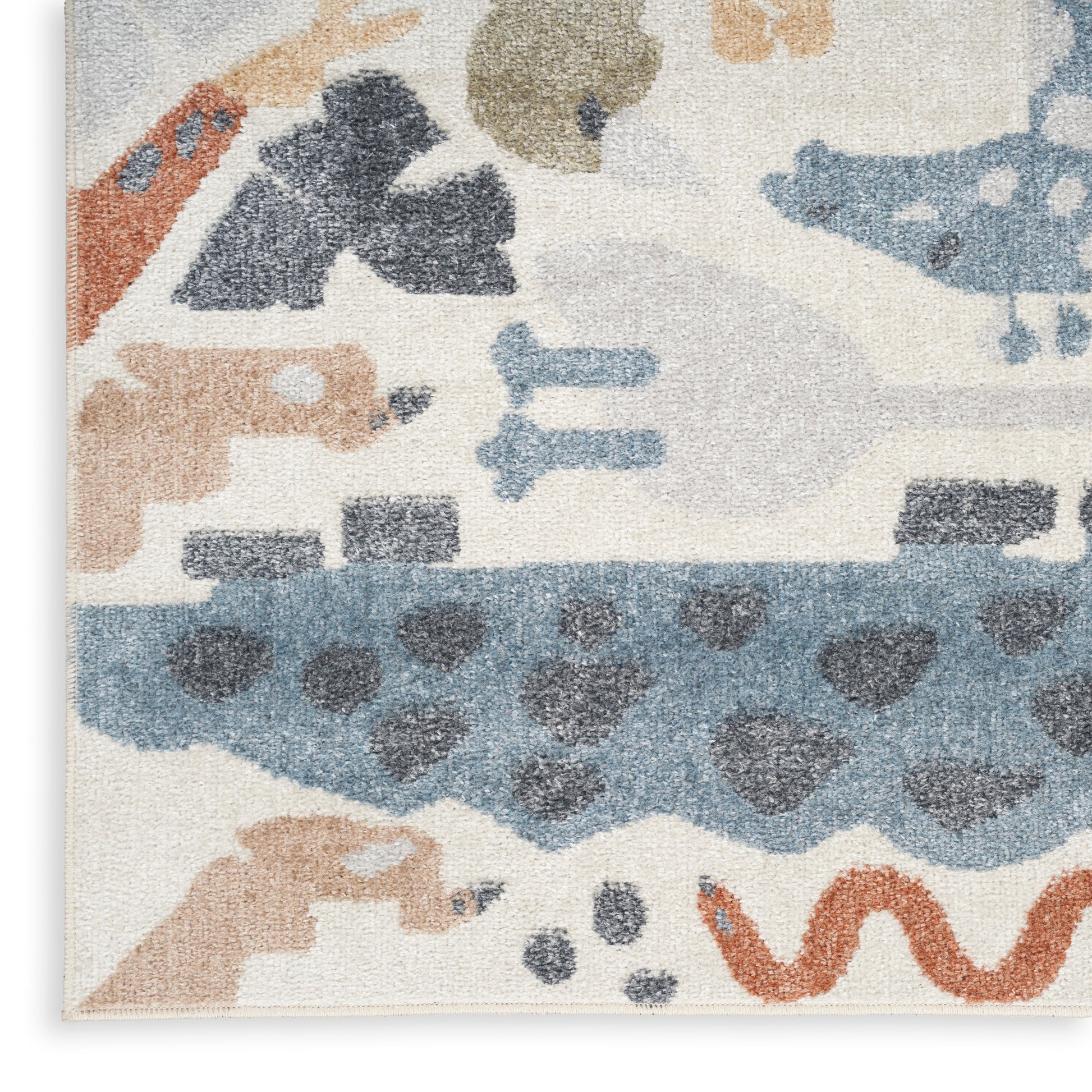 Nourison Home Astra Machine Washable  Ivory  Contemporary