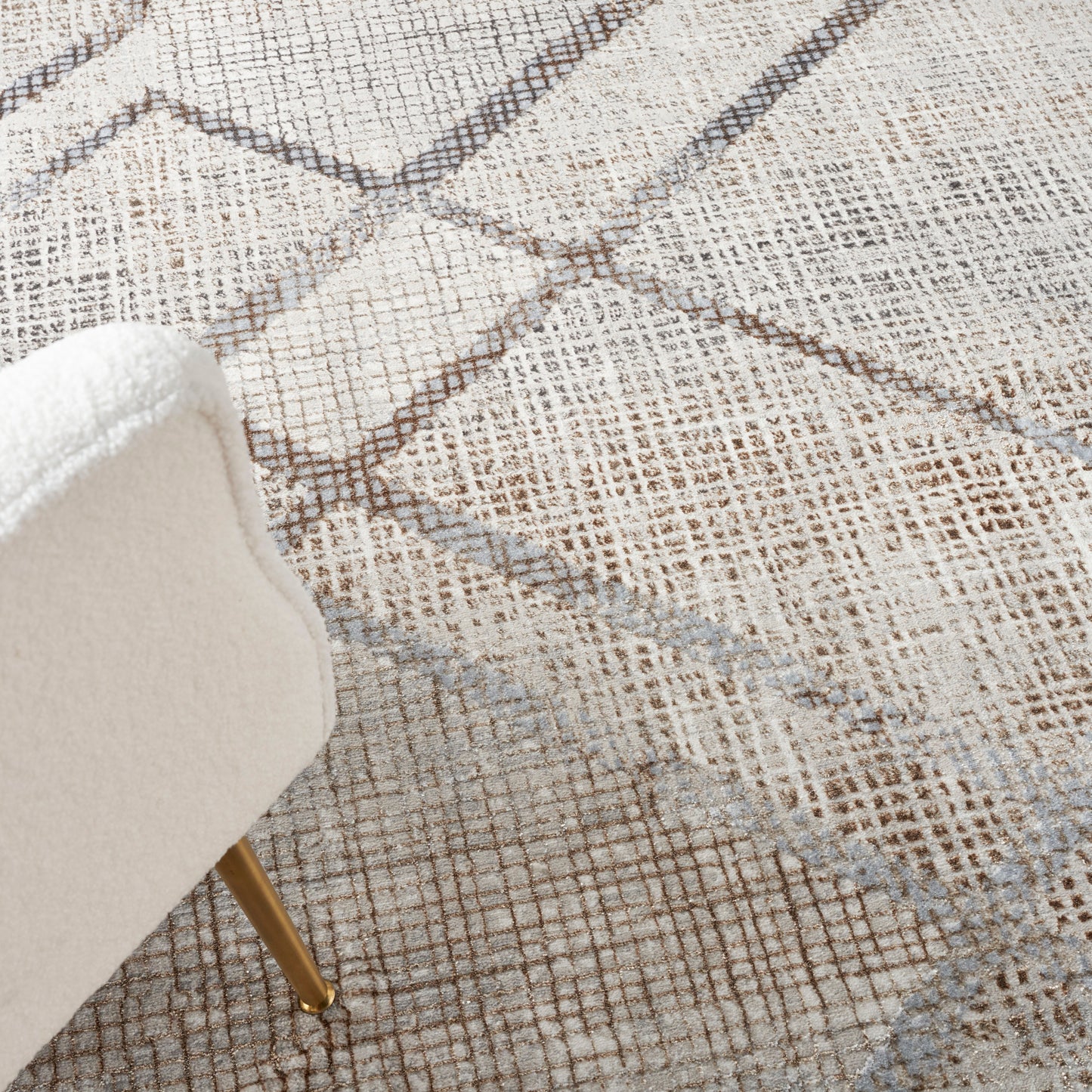 Nourison Home Sparkle  Grey Mocha  Contemporary