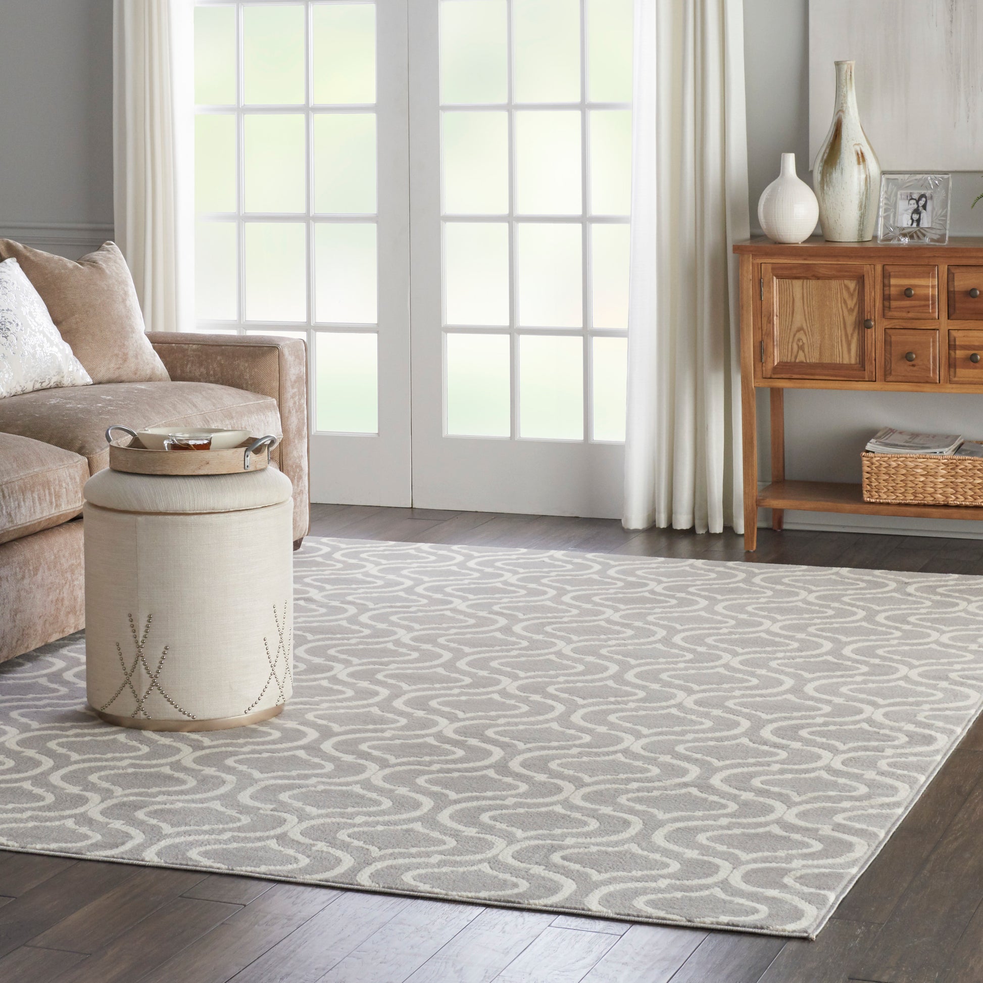 Nourison Home Jubilant  Grey  Transitional