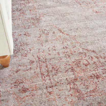 Nourison Home Lucent  Silver Red  Transitional