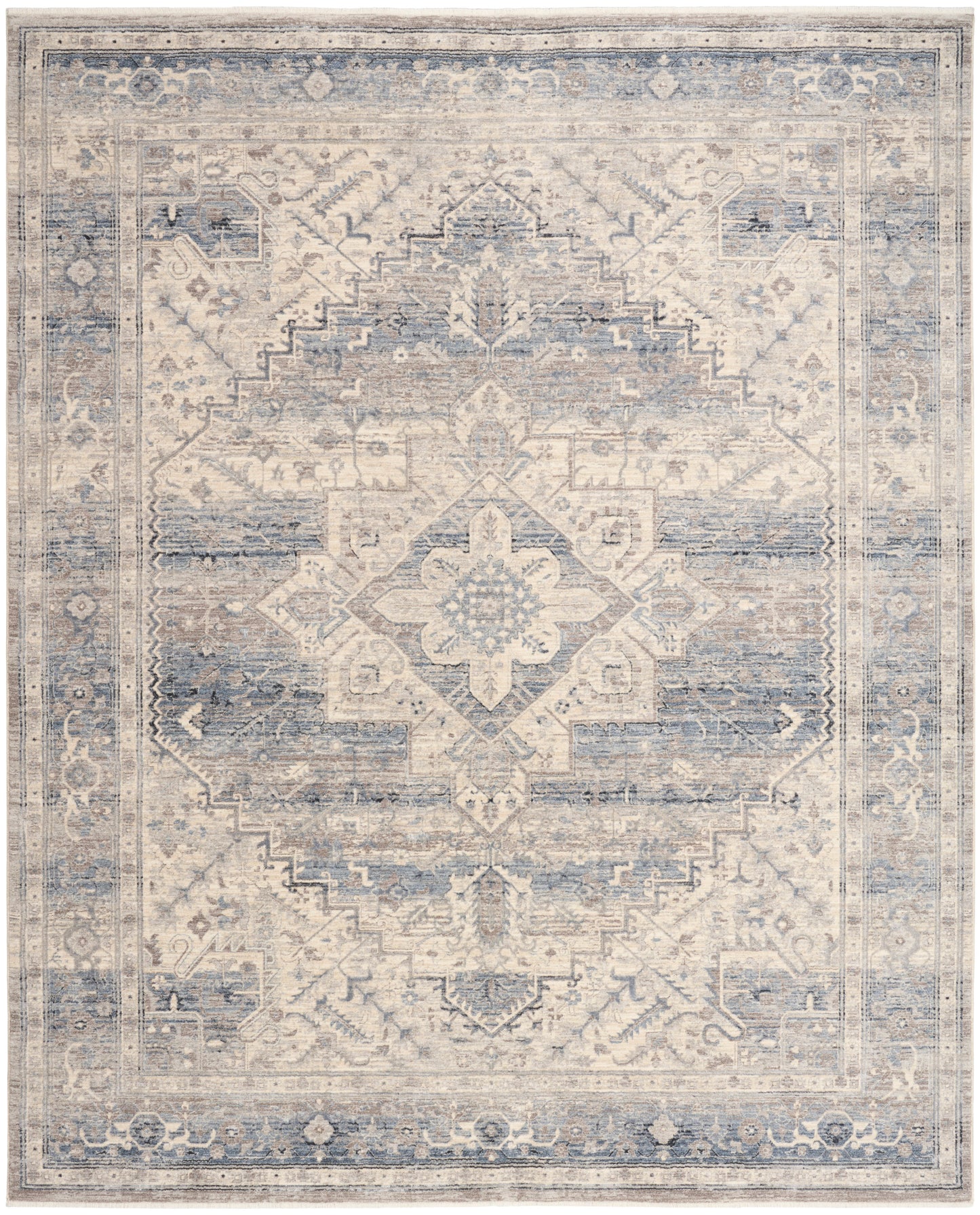 Nourison Home Sultana SLL02 Blue Traditional Machine Woven Rug