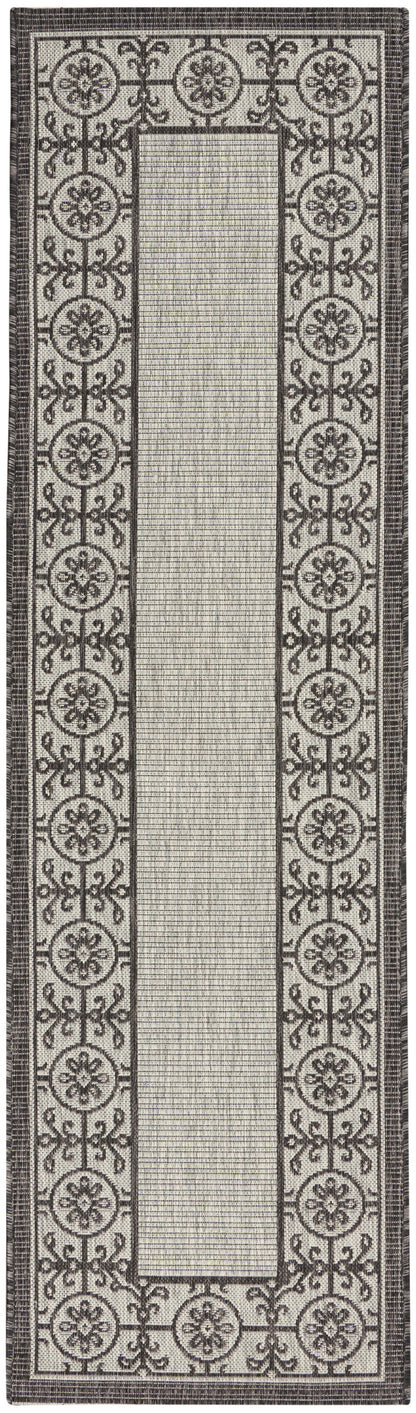 Nourison Home Country Side CTR03 Ivory Charcoal Transitional Power-loomed Rug